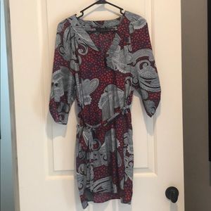 Glam Paisley Print Dress Size Medium